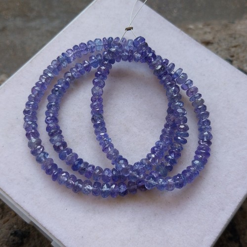 Collana rondelle tanzanite - rondelle,